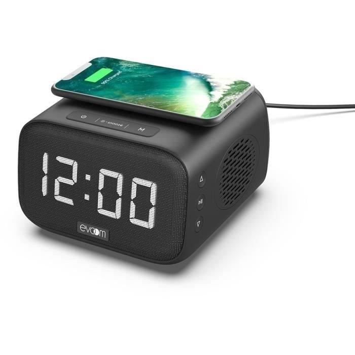 EVOOM Réveil chargeur enceinte