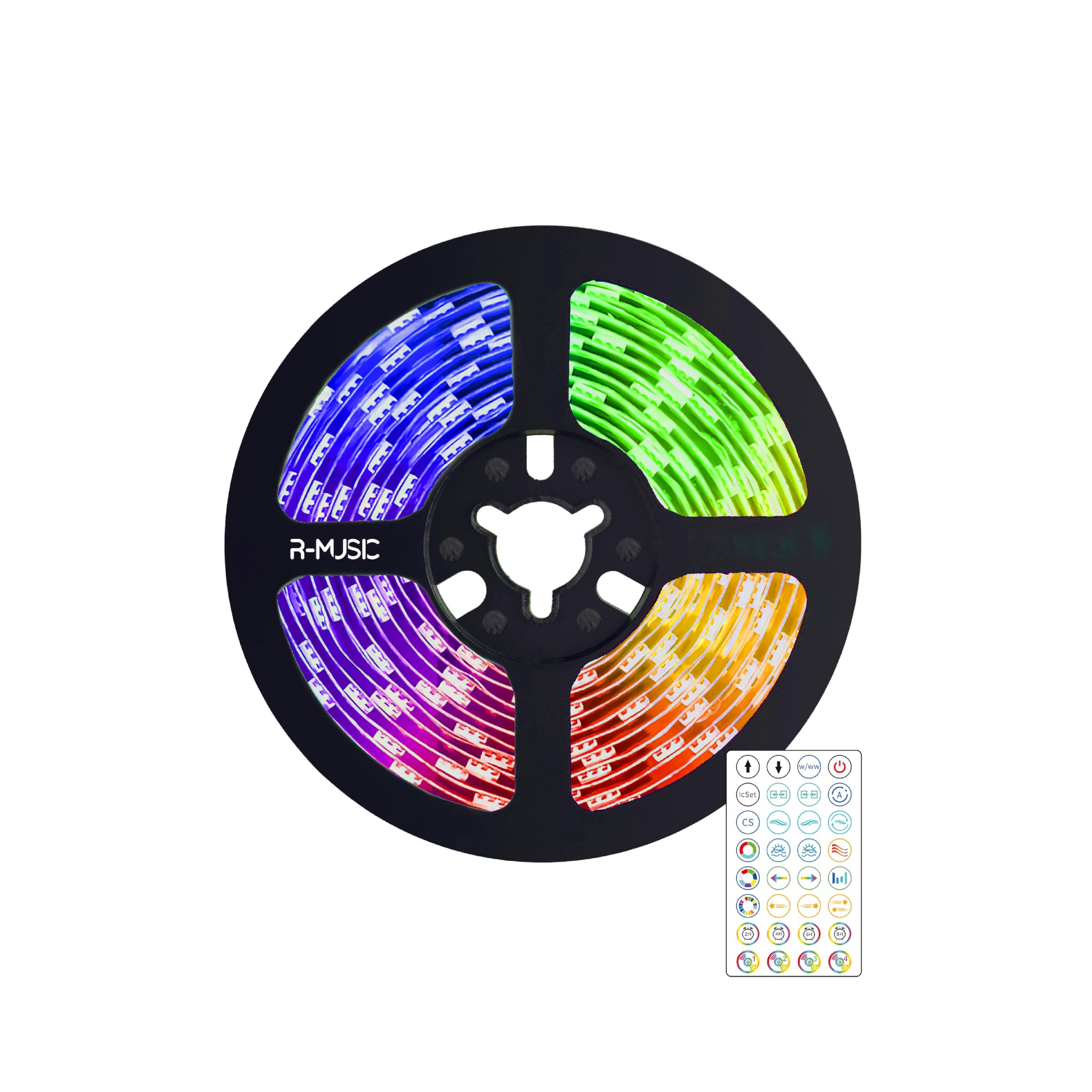 R-MUSIC Bandeau LED Led Strip RGB 10m