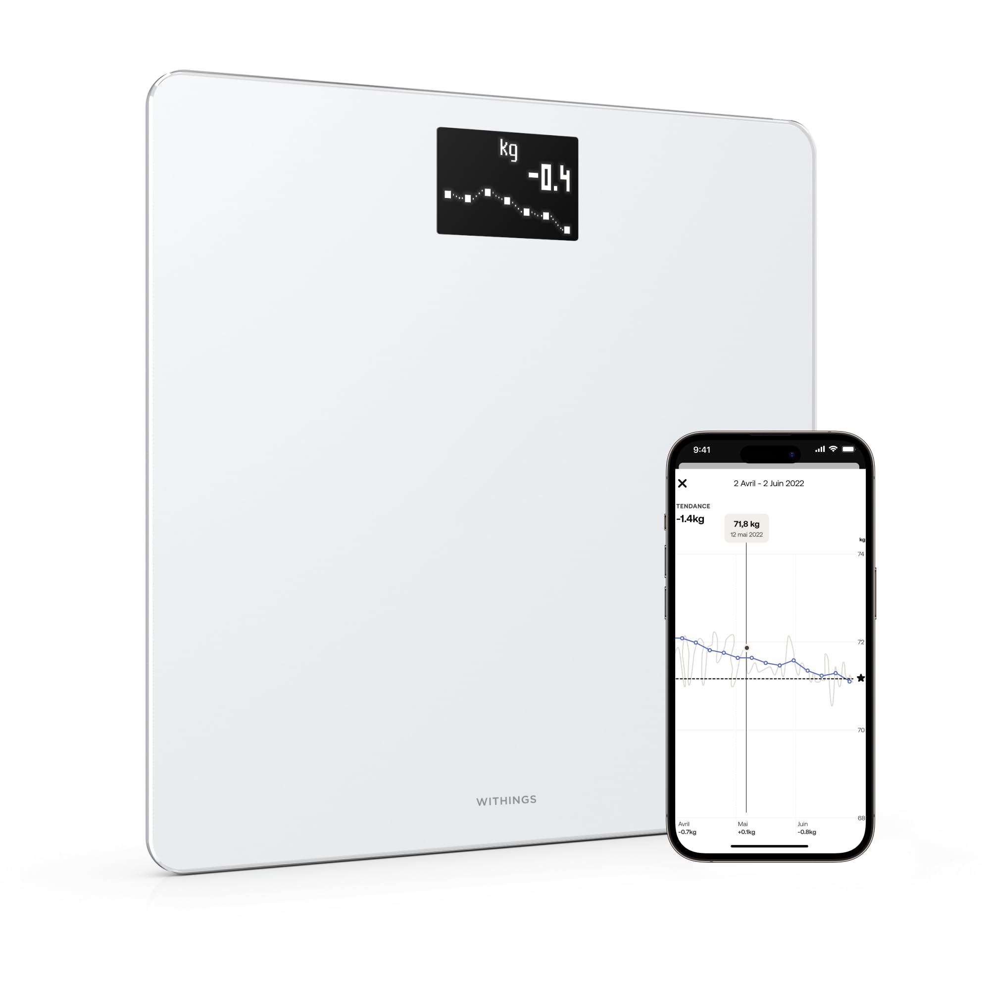 Withings Nokia Body Blanc