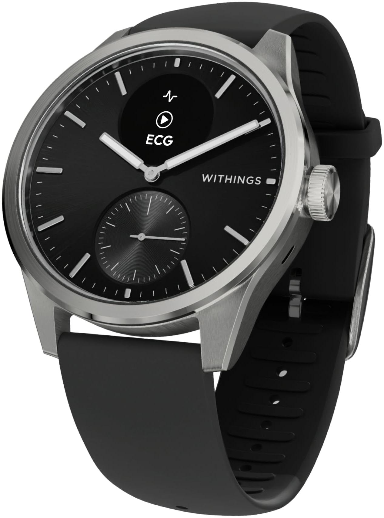 Withings montre sante scanwatch 2 - 42mm noire