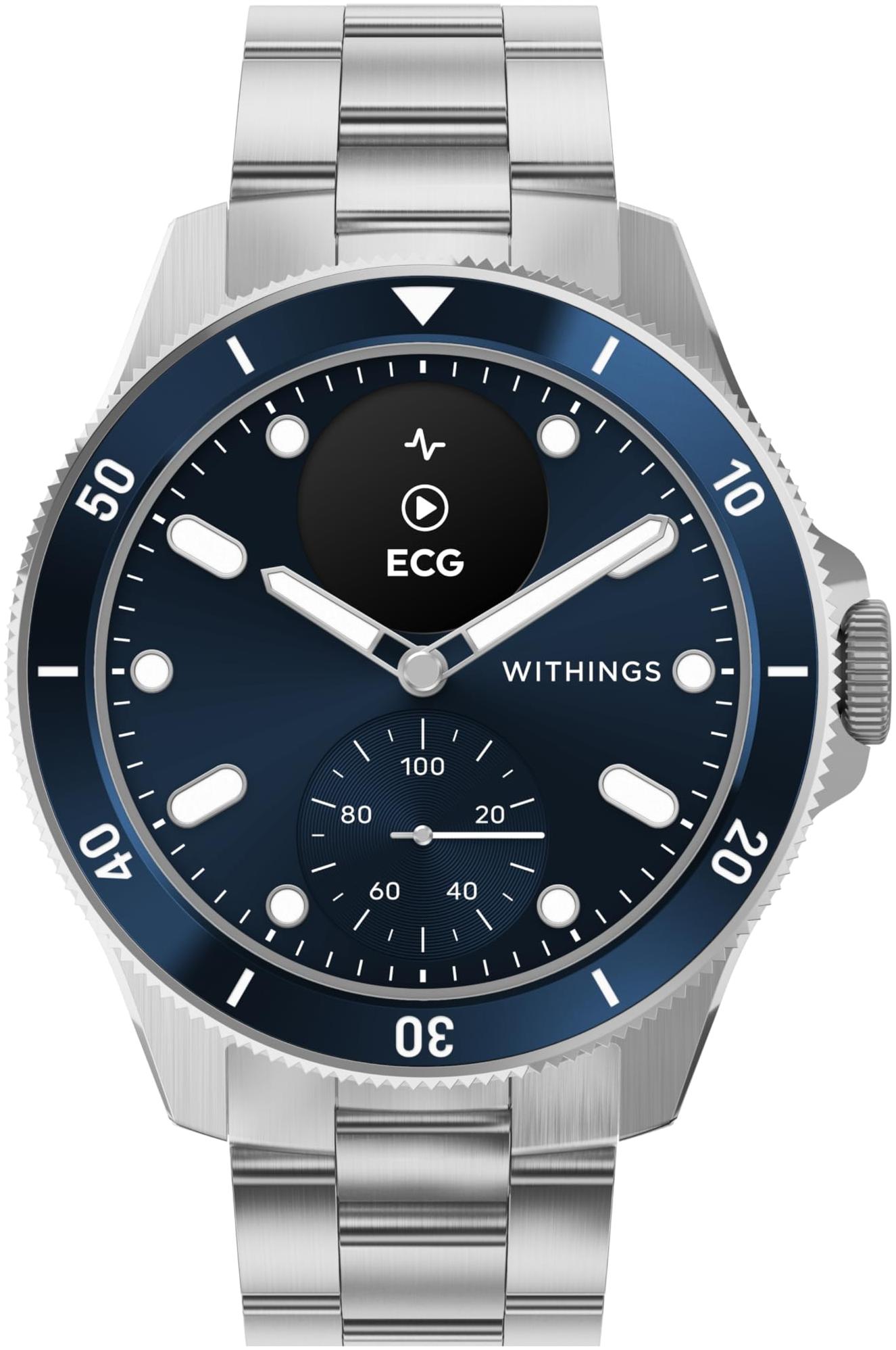 Withings Montre Sport Scanwatch Nova Bleue