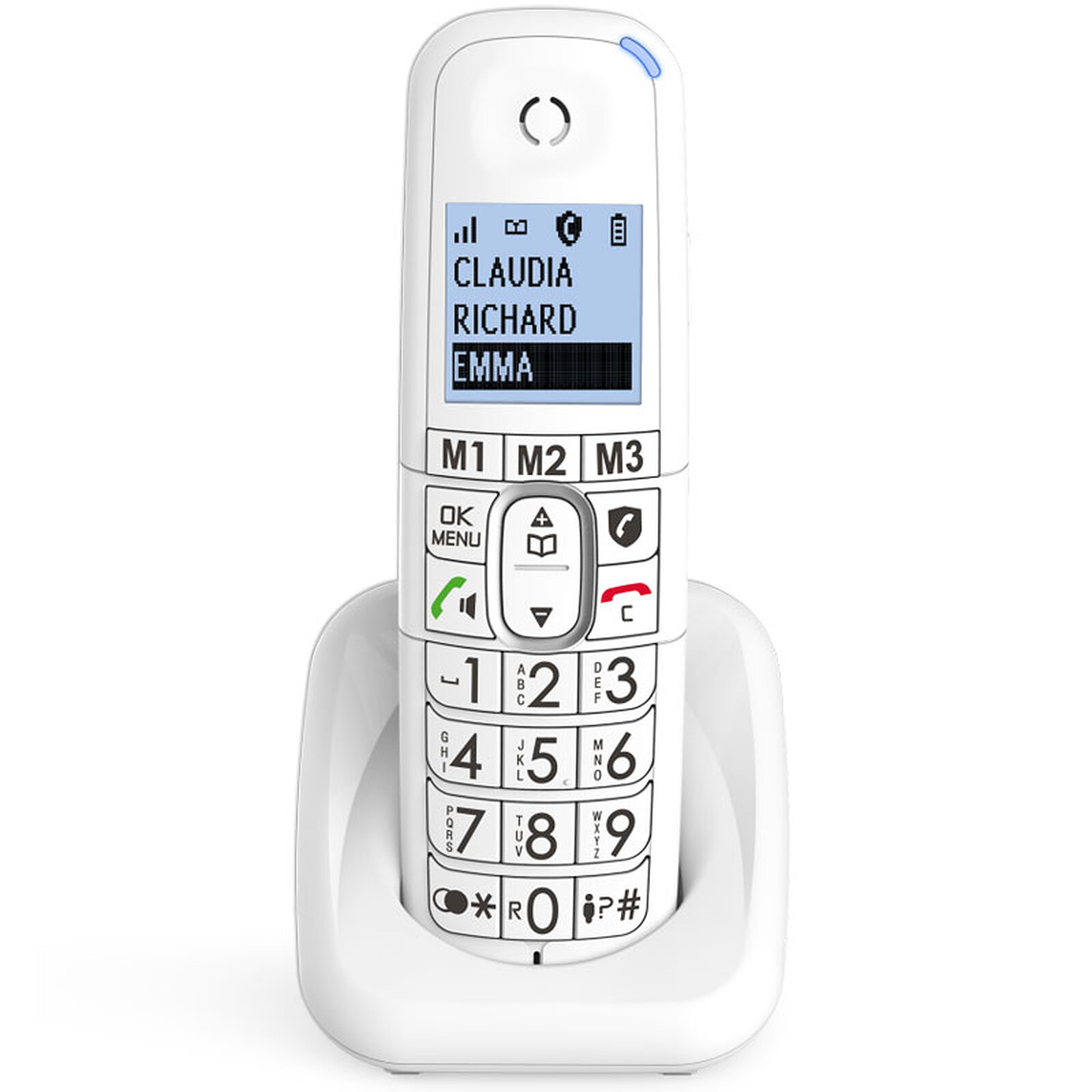 ALCATEL-LUCENT ENTERPRISE DECT XL785, Grand Ecran et grandes touches