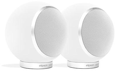 Elipson Elipson PLANET M 2.0 MERCURY ICE SATIN - Enceintes 2 voies puissantes avec design élégant. Haut-parleur coaxial 10 cm, tweeter à dôme soie 20 mm. Charge sphérique close pour une acoustique optimale. Finition laquée, grille métallique. Fabrication