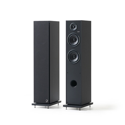 Elipson Enceintes connectées Hi-Fi ® Horus 11F BT Noir Carbone vendues par paire