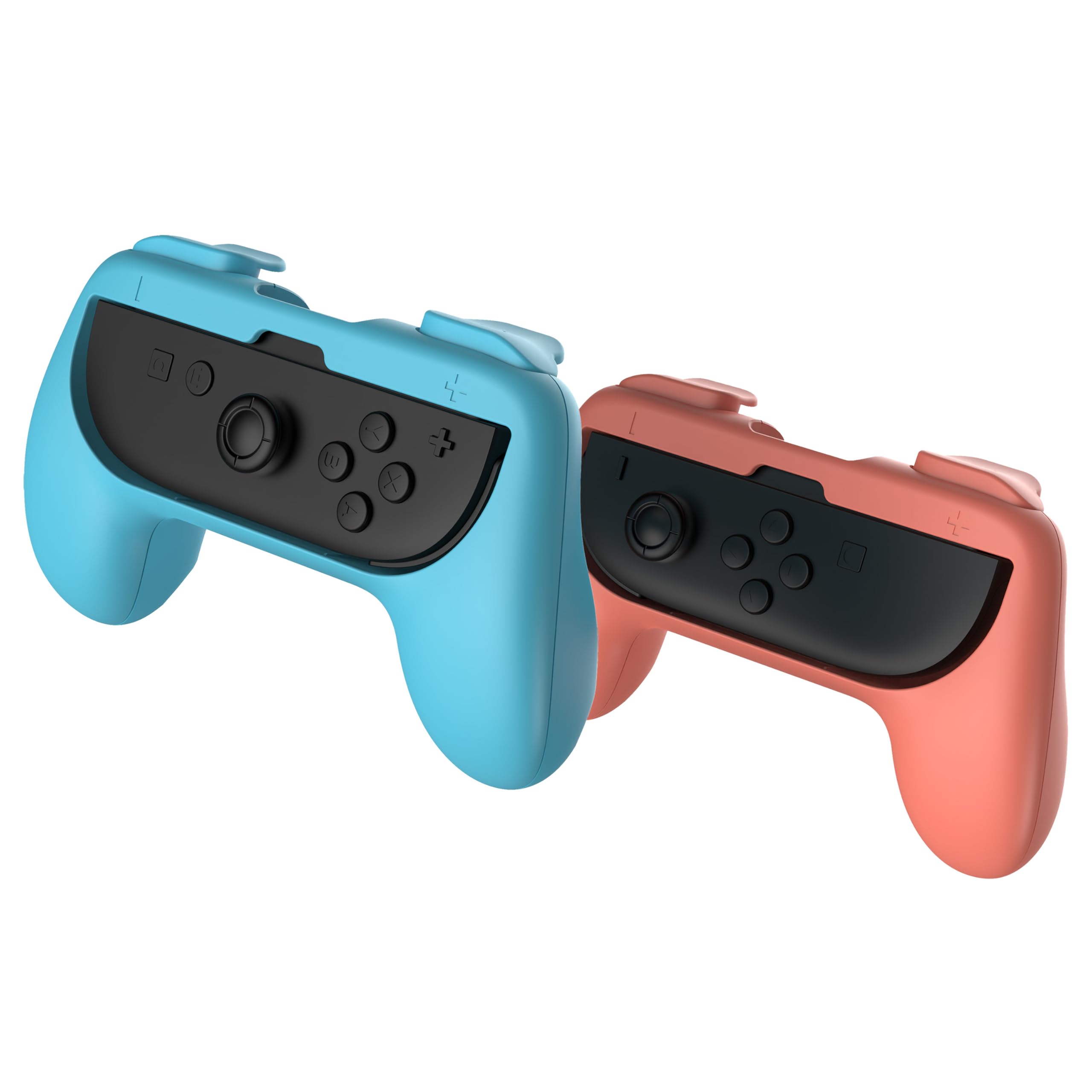 Subsonic Poignée de contrôle Duo Bleu Orange pour Nintendo Switch 2 et Nintendo Switch