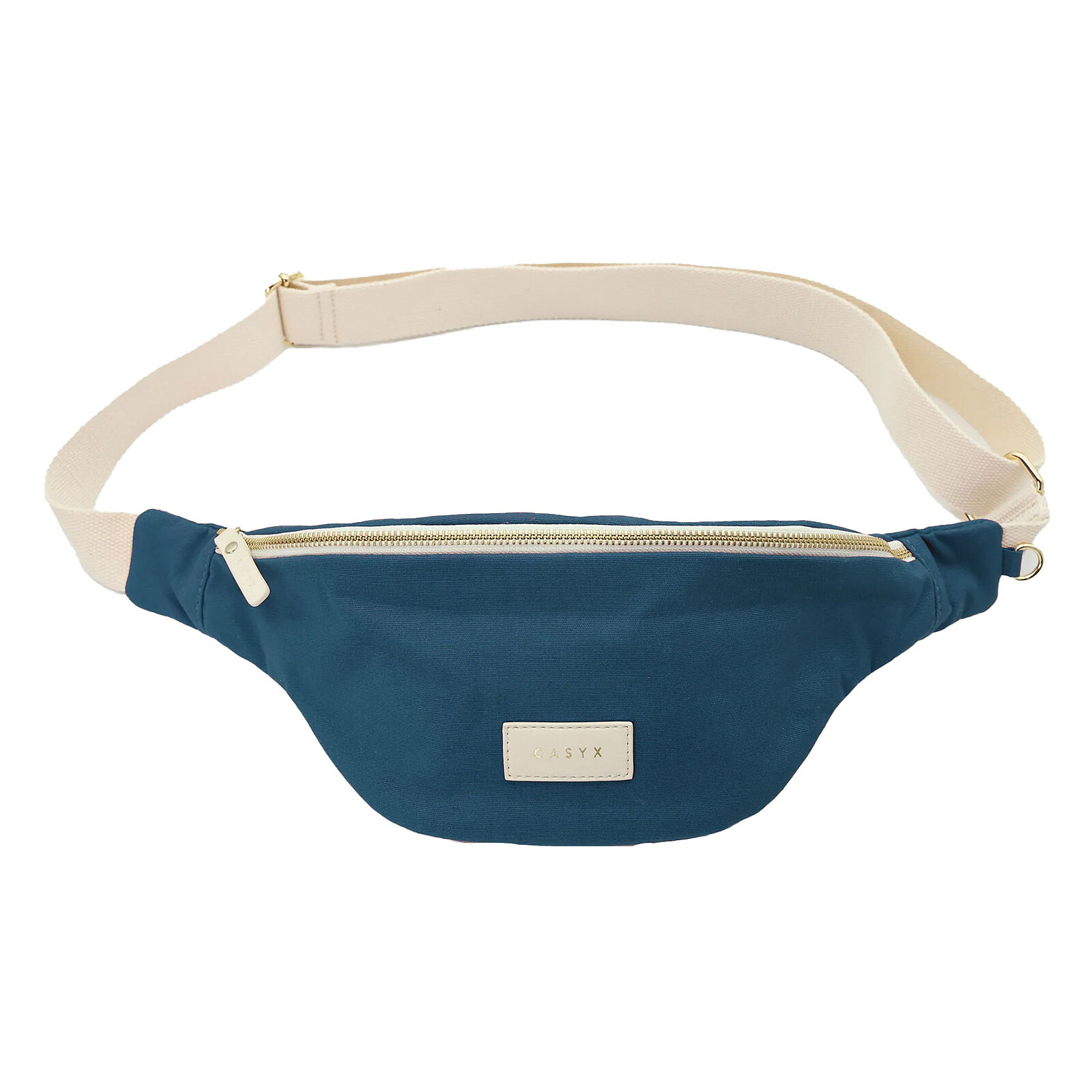 CASYX Casyx Banane Coton Bio Bleu Paon