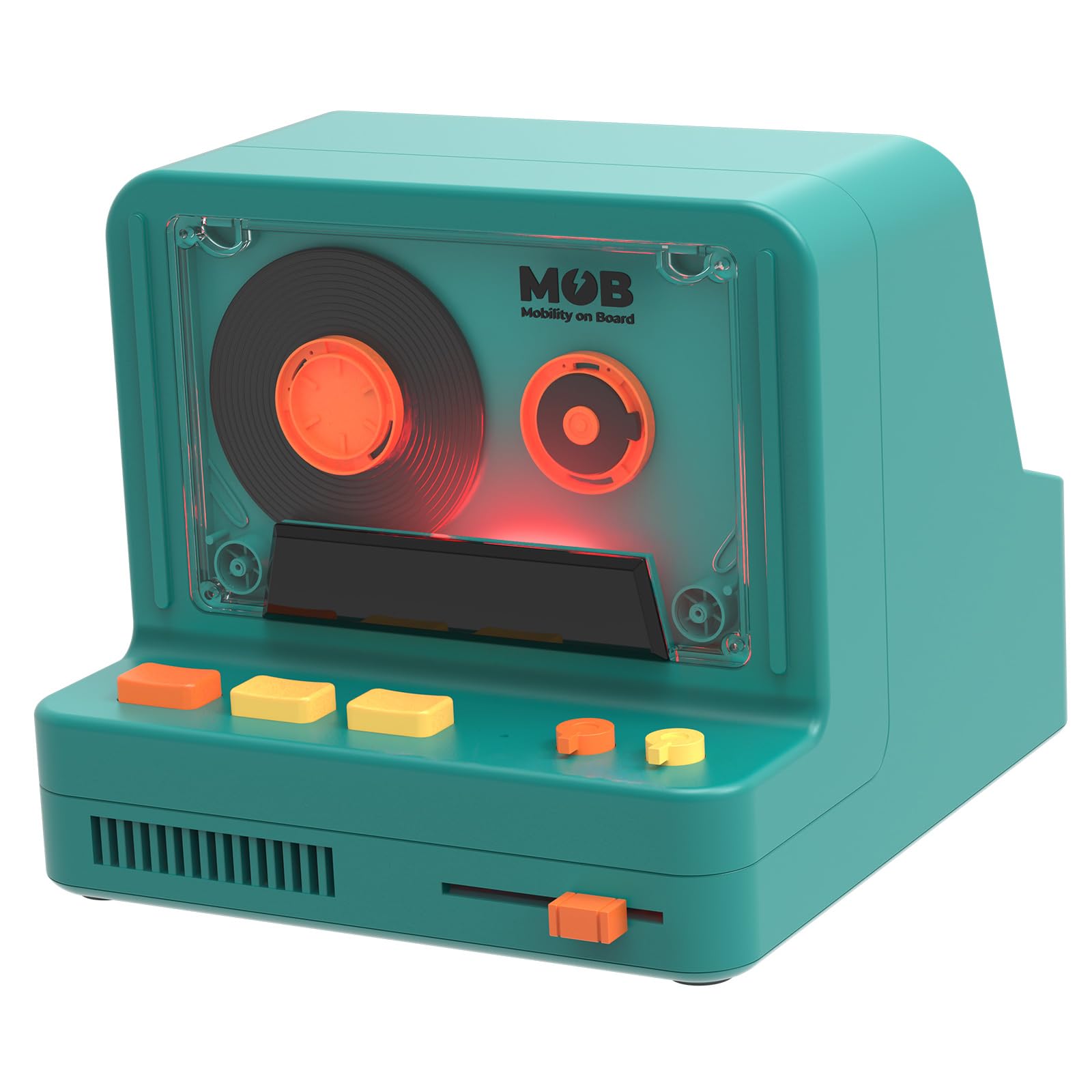 Mob enceinte bluetooth retro polaroid bleu