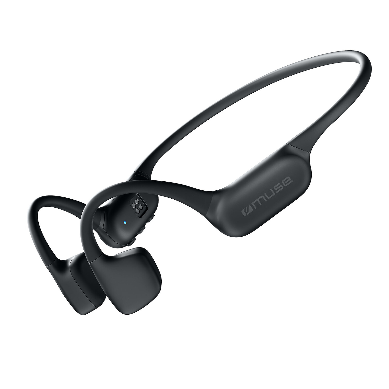Muse sans fil à conduction osseuse avec lecteur MP3 M-238 BC Bluetooth Noir