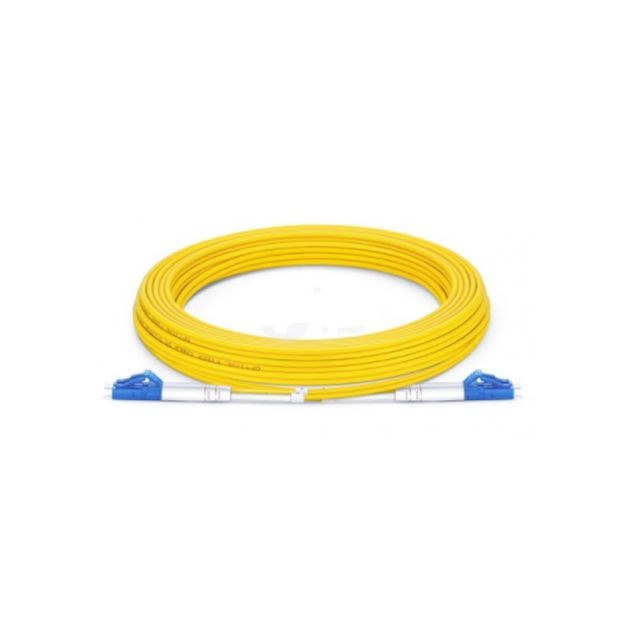 ekivalan Jarretière zip 2,0mm OS2 G652D SC-UPC/LC-UPC LSZH jaune 20m