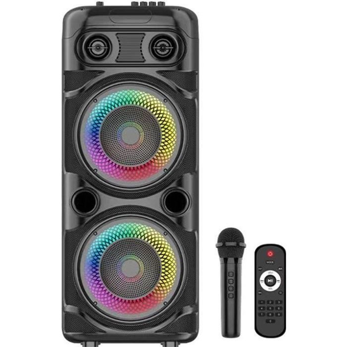 INOVALLEY Enceinte Karaoké lumineuse