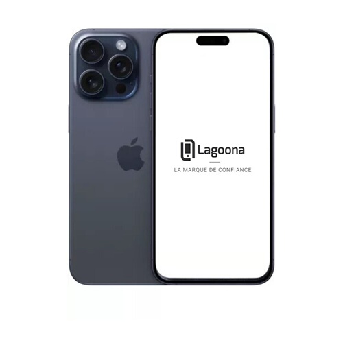 Lagoona Apple iPhone 15 pro 128Go Titane Bleu