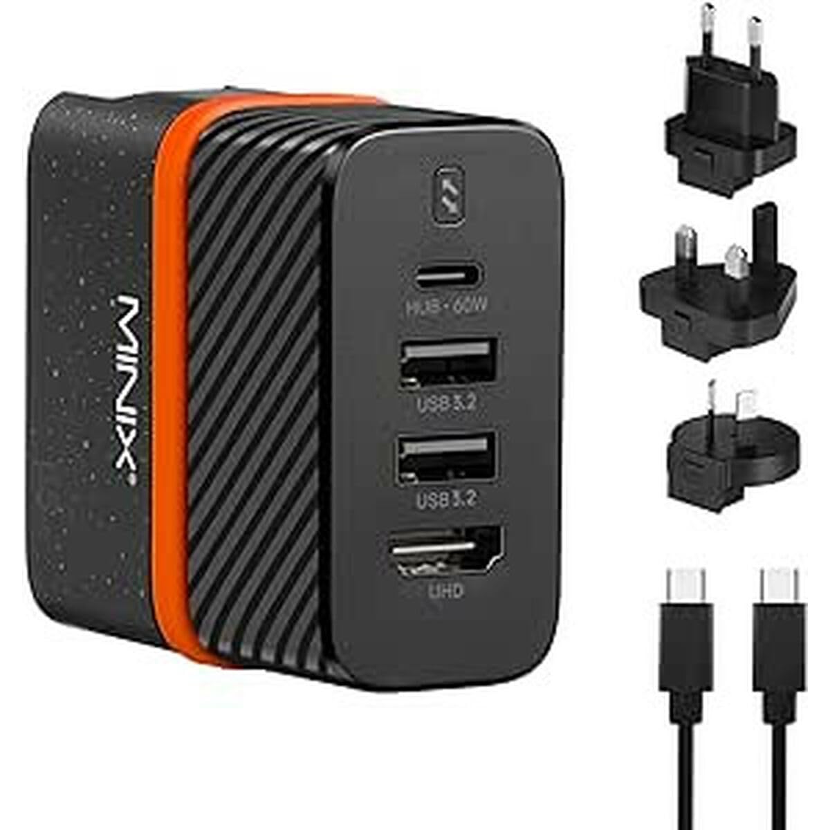 BLUESTORK Chargeur USB-C/65W/1,5m/Noir