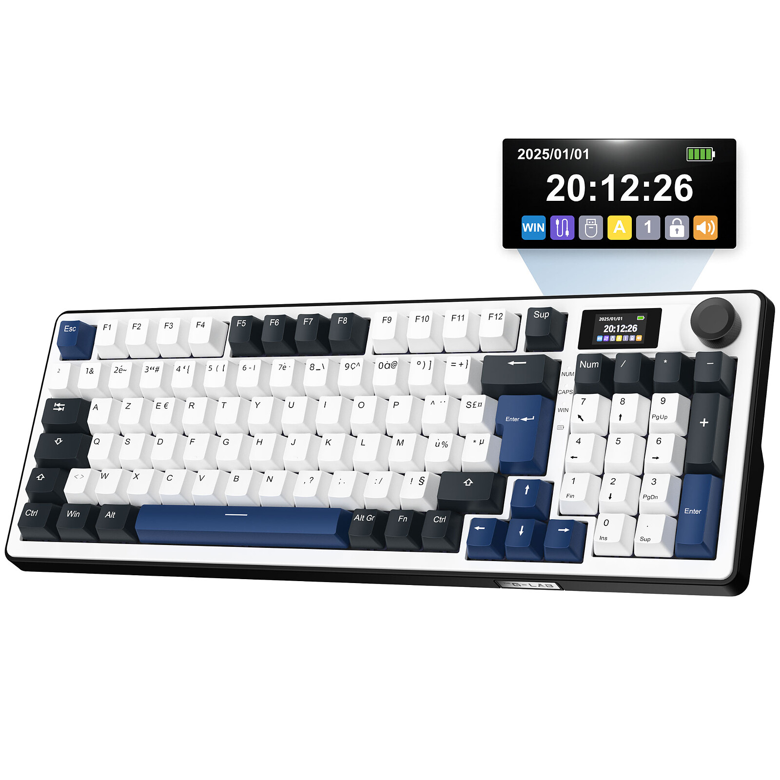 The G-Lab Keyz Elite 450 RGB ÃÂ©cran LCD