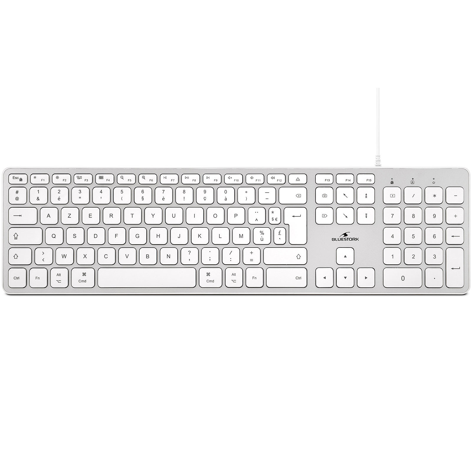 BLUESTORK Wired Keyboard for Mac