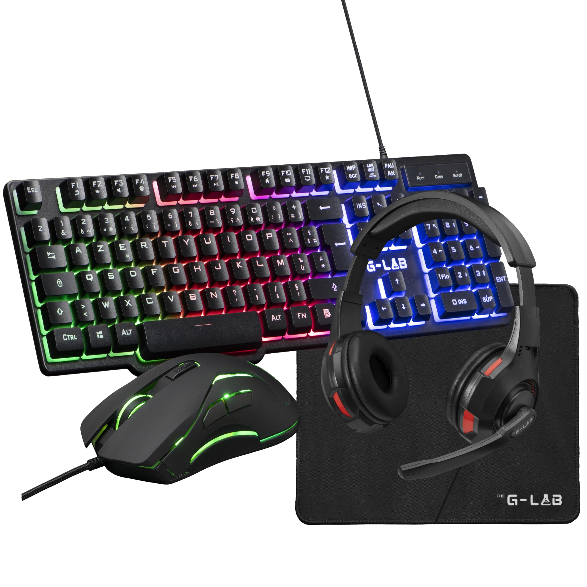 The G-Lab Combo Clavier et Souris Gamer Sulfur