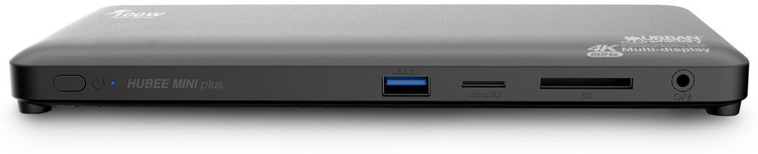 URBAN FACTORY STATION D'ACCUEIL HUBEE DOCK MINI PLUS USB-C 13 EN 1 4K MULTI