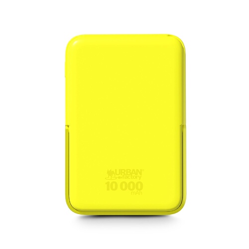 URBAN FACTORY MAGNEE Power Wireless Magnetic Universal Powerbank 10.000mAh Neon Yellow