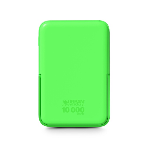 URBAN FACTORY MAGNEE Power Wireless Magnetic Universal Powerbank 10.000mAh Neon Green