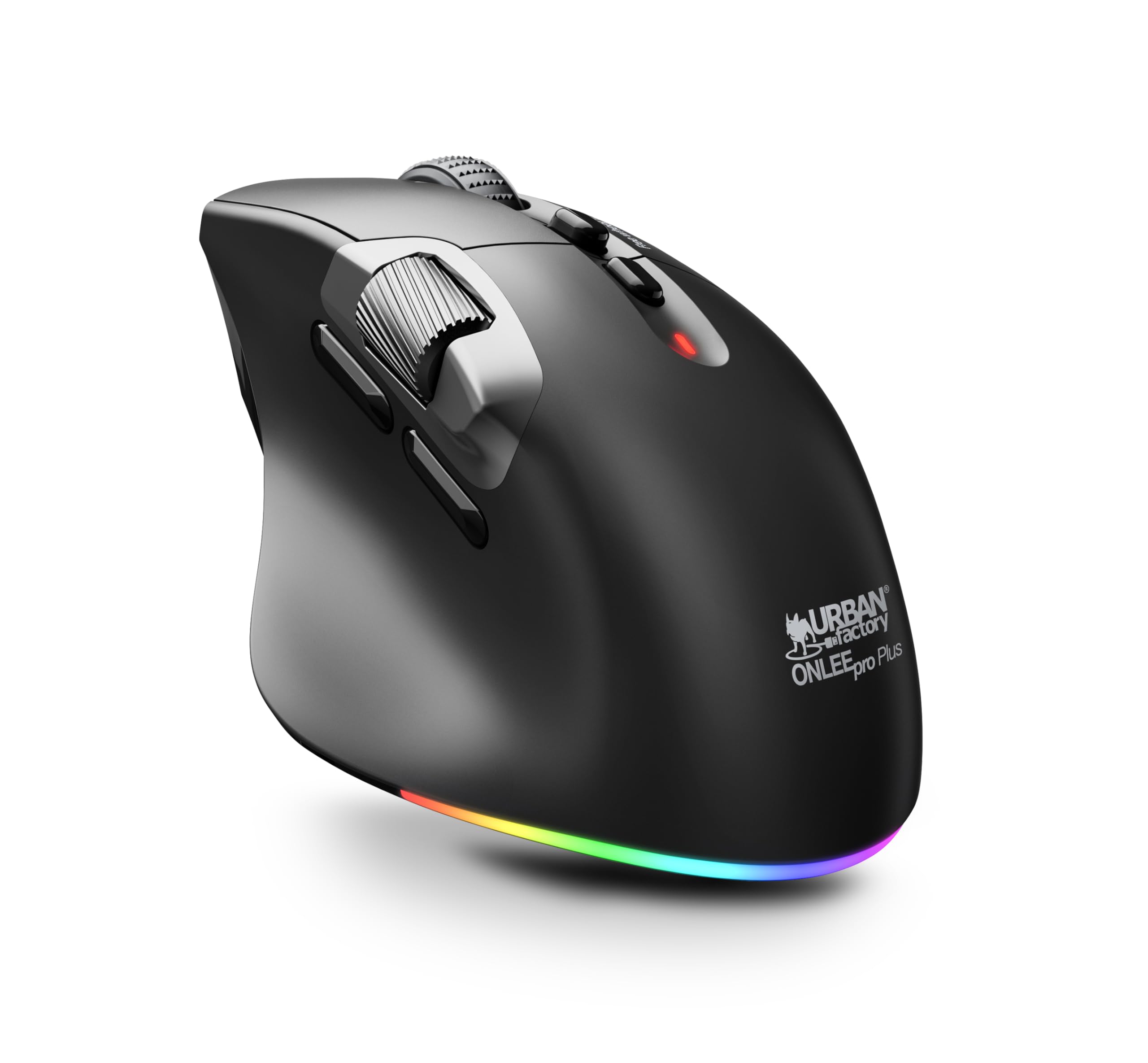 URBAN FACTORY La souris ONLEE PRO Plus fonctionne soit en Bluetooth soit en 2.4Ghz Elle possède une batterie amovible de 400mAh