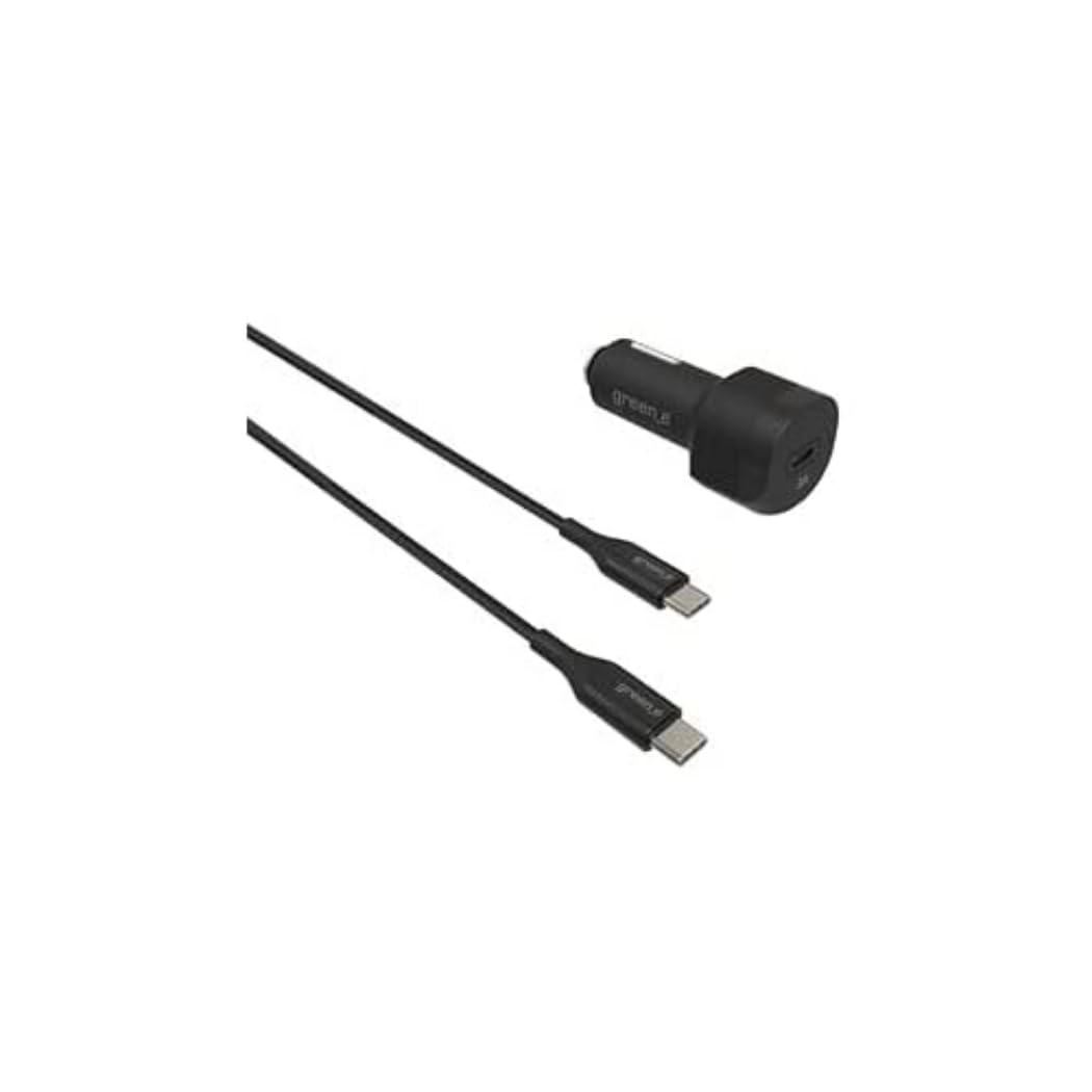 Green-e Chargeur voiture pd 18W + Cable type C to type C