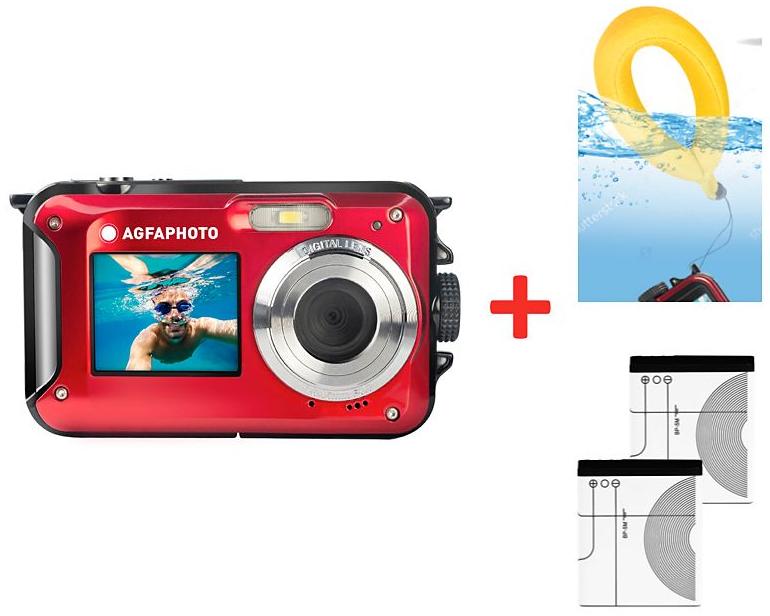 Agfaphoto appareil photo compact pack realishot waterproof wp8000 ro