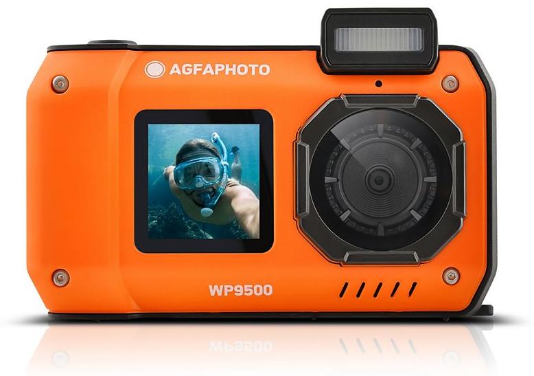 Agfaphoto appareil photo compact  realishot waterproof wp9500 orange