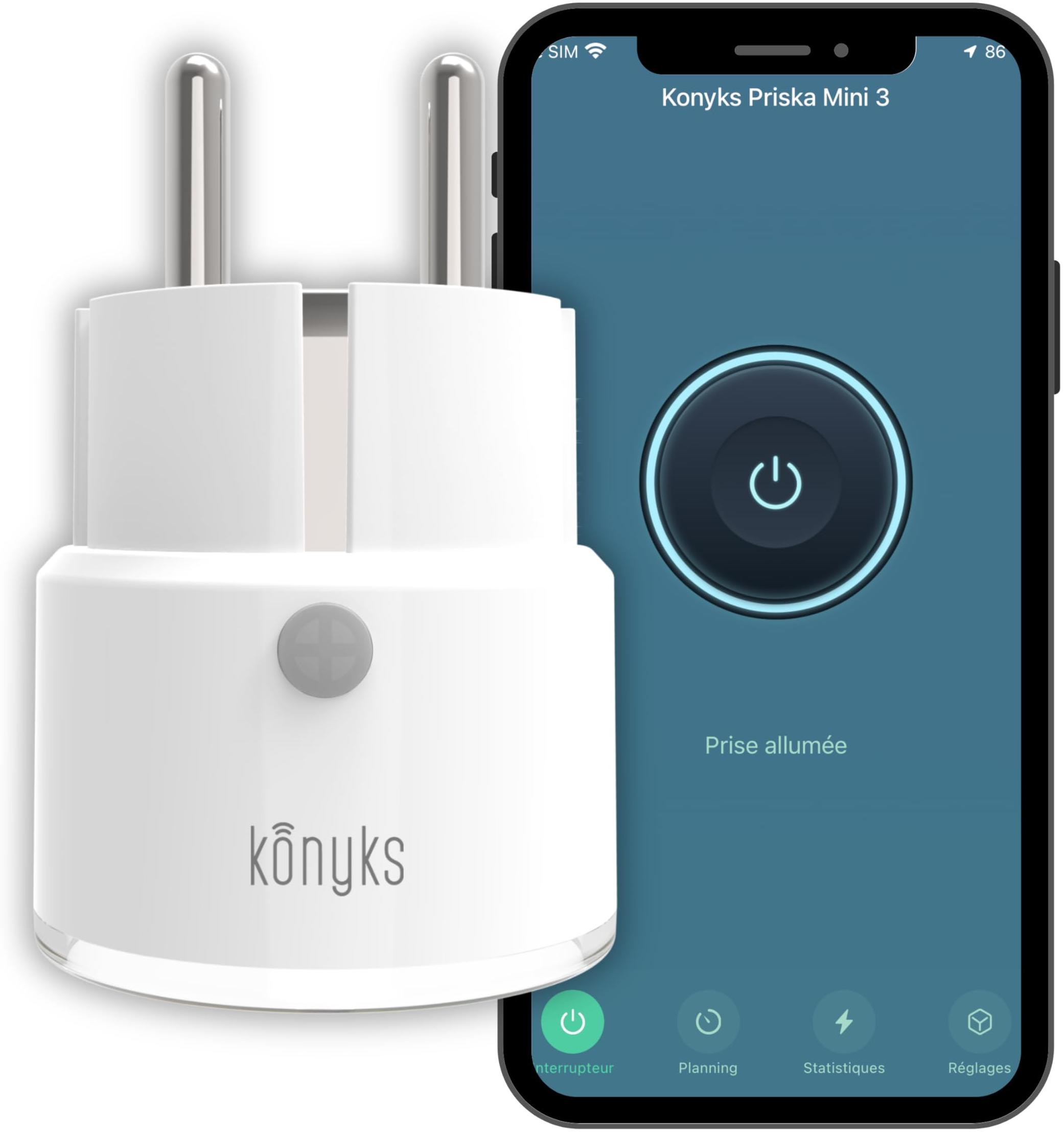 Konyks prise connectee priska mini 3 wi-fi + bt 10a