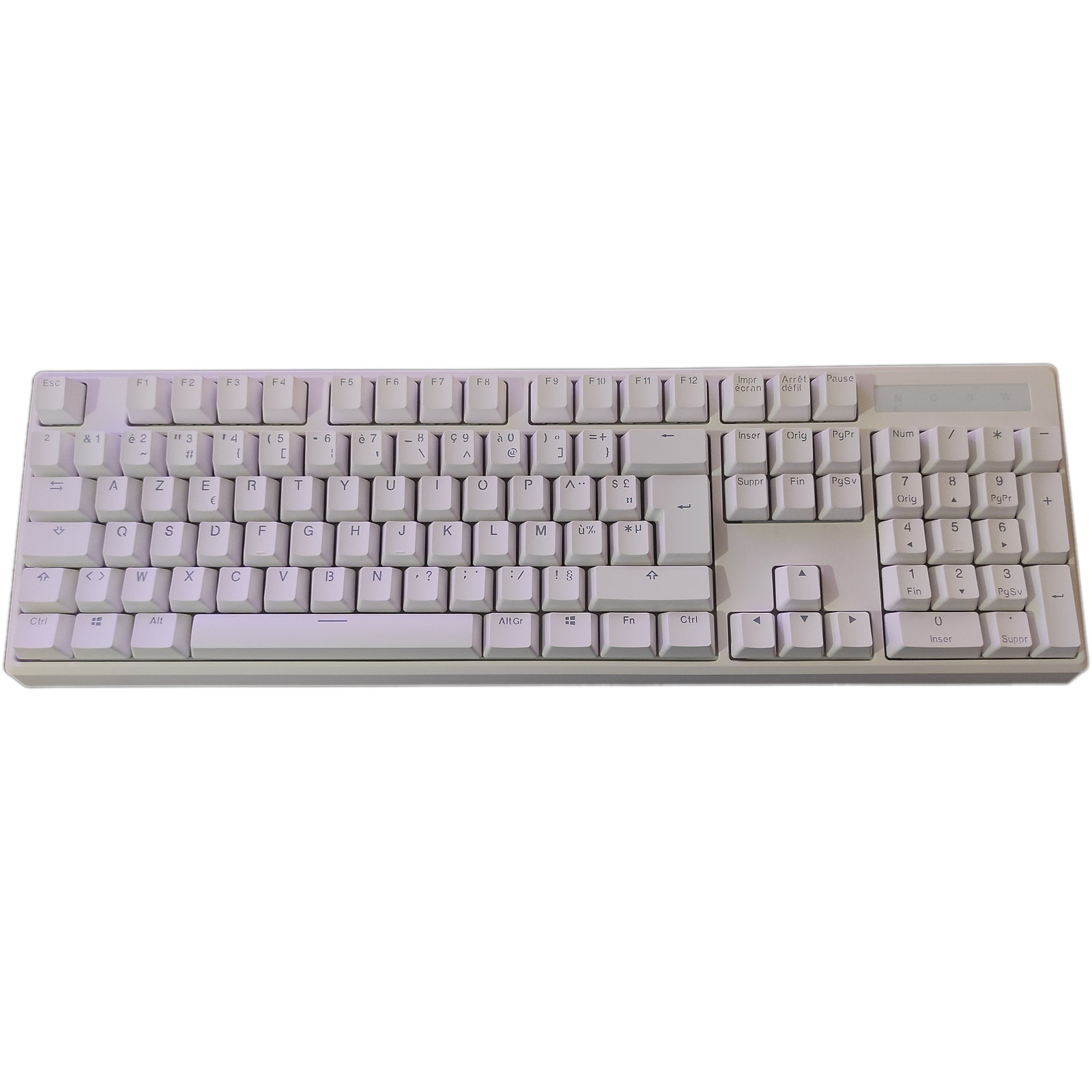 Designed by GG Keycaps Doubleshot ISO FR (Blanc)