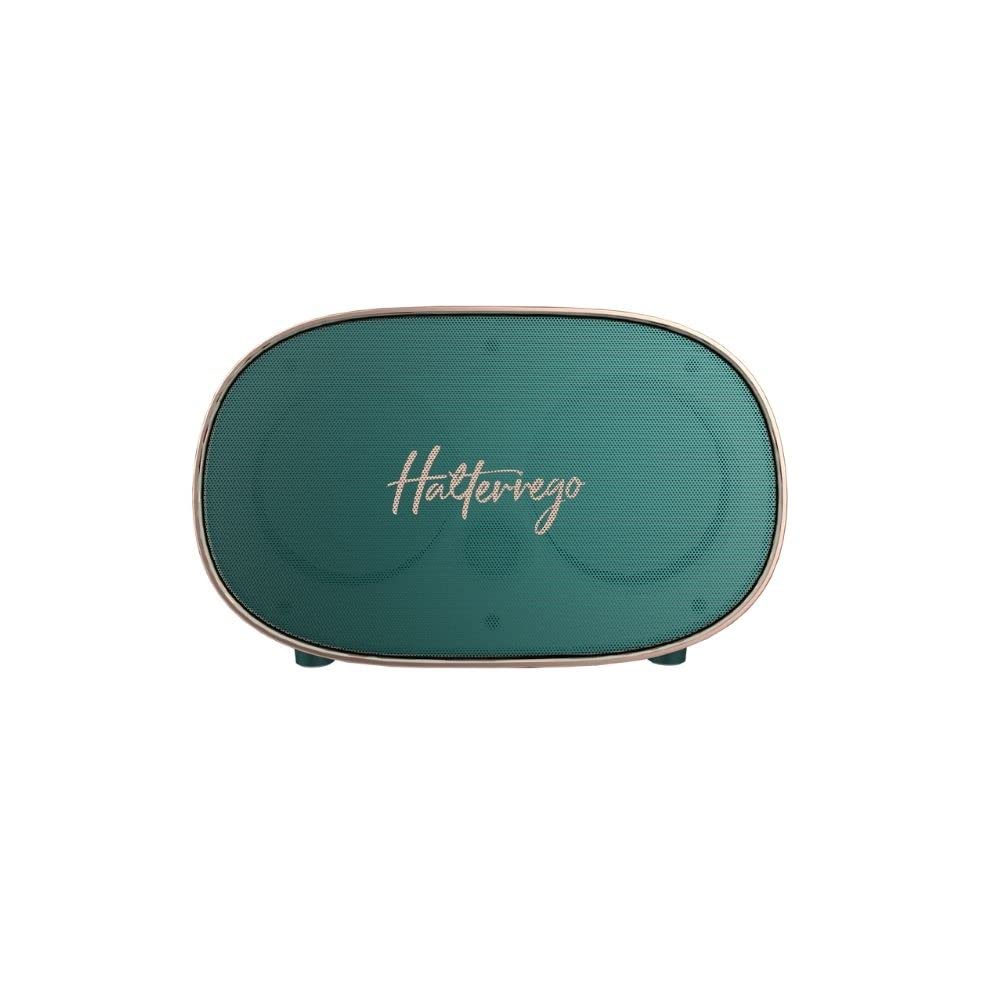 Halterrego Enceinte nomade Bluetooth Retro (Vert)