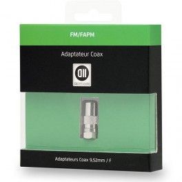 D2 Diffusion Adaptateur Coax male 9.52mm Fiche SAT femelle
