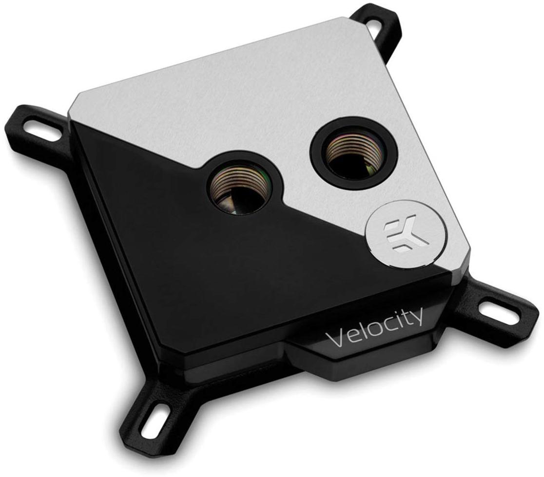 EK Water Blocks EK-Velocity Strike RGB - Matte Black + Silver