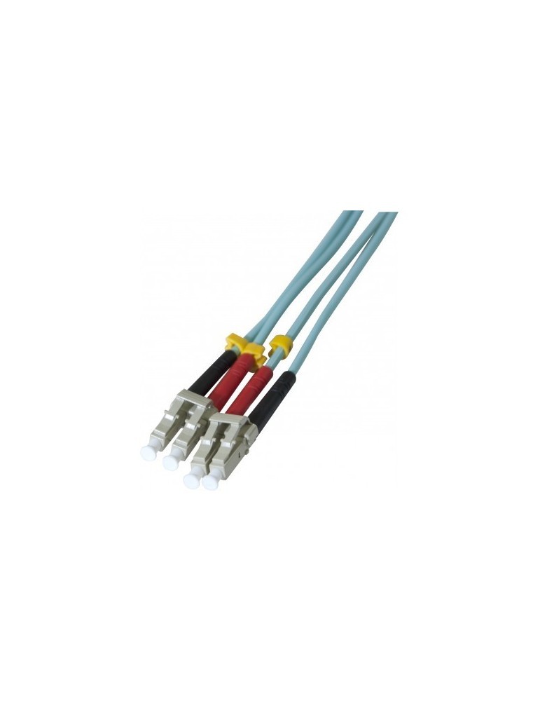 ekivalan Jarretière zip 2,0mm OM3 50/125 SC-UPC/LC-UPC LSZH aqua 1m