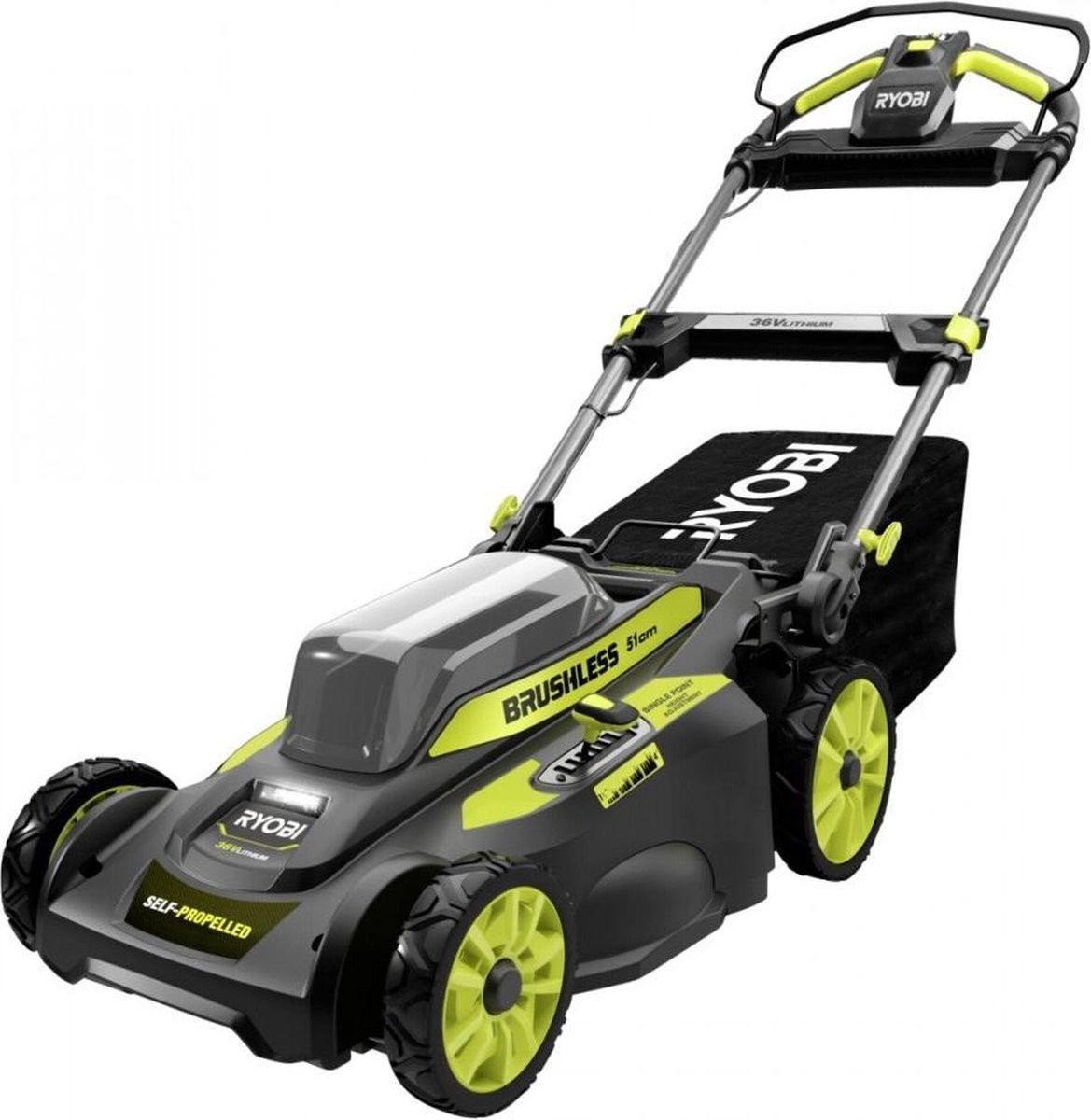 Ryobi MAX POWER Akku-Rasenmäher RY36LMX51A-160