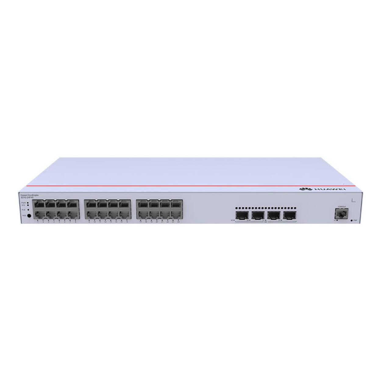 Huawei HUAWEI Switch S310-24P4S 24x10/100/1000BASE-T ports 4xGE SFP ports PoE+ AC power eKit Stock