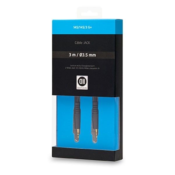 D2 Diffusion C ble Jack 3.5mm m le 3 m Fiches Or