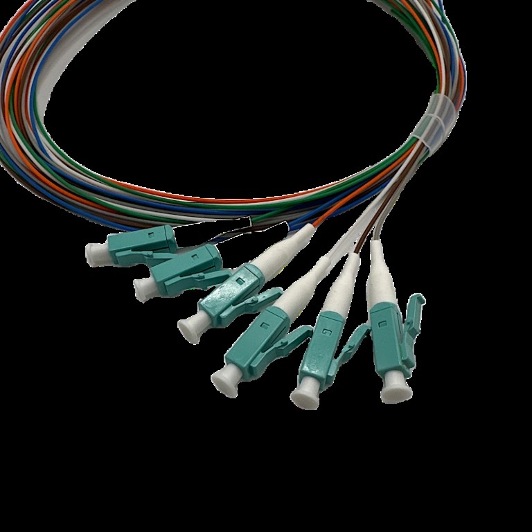 ekivalan Lot de pigtails OM3 50/125 LC-UPC 900µm 12 couleurs 2m