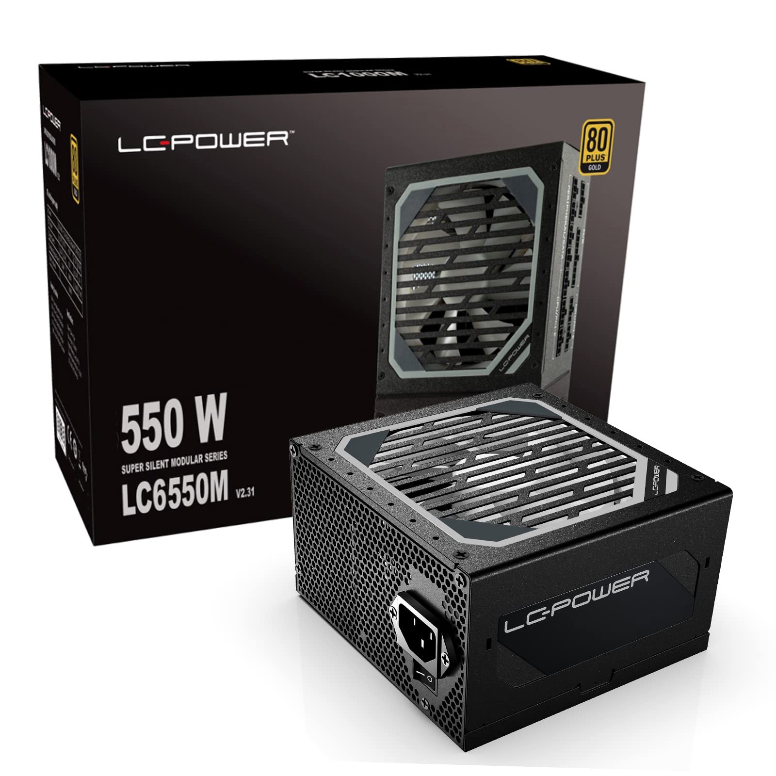 LC Power LC-Power Netzteil 550W LC6550M Modular V2.31 (80+Gold)