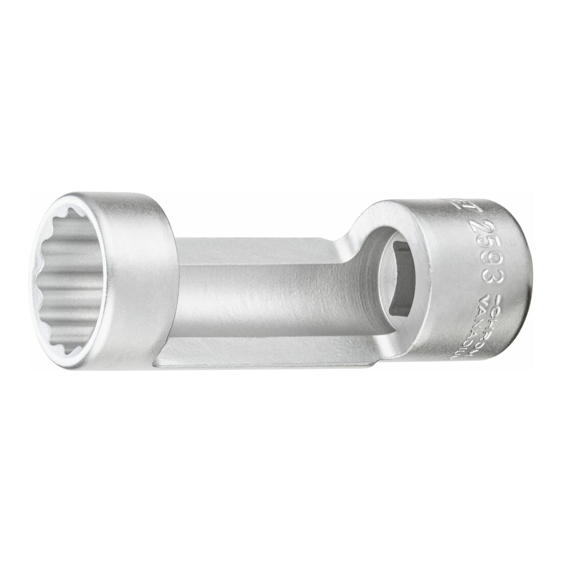 Hazet Insert pour clé à douille pour amortisseur (double hexagone) 2593-21 Carré creux 12,5 mm (1/2 pouce) Profil extérieur à double hexagone 21 mm