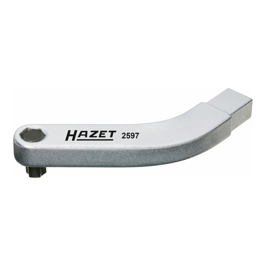 Hazet Attache mâle pour les charnières des portes, porte-embouts courbé 2597 ∙ Carré femelle 9 x 12 mm ∙ Hexagone creux 8 mm (5/16 pouce), Profil TX intérieur