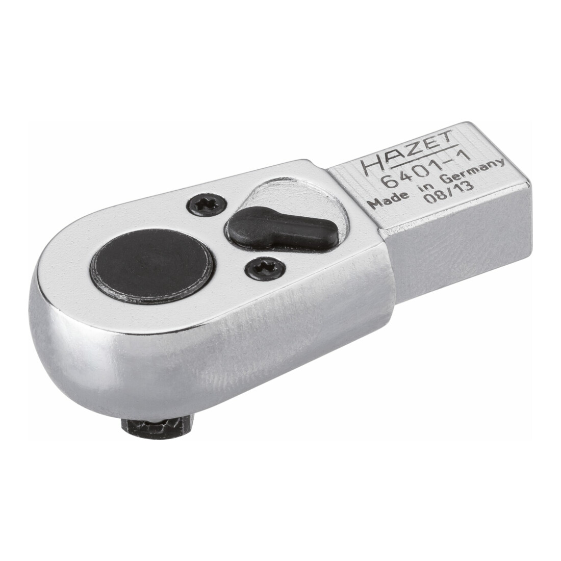 Hazet Attache mâle à cliquet réversible 6401-1 ∙ Carré femelle 9 x 12 mm ∙ Carré massif 6,3 mm (1/4 pouce)