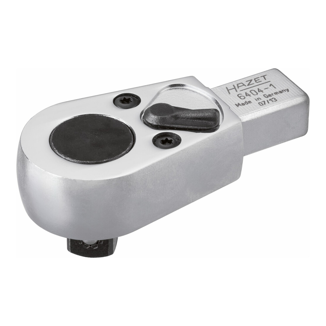 Hazet Attache mâle à cliquet réversible 6404-1 ∙ Carré femelle 14 x 18 mm ∙ Carré massif 12,5 mm (1/2 pouce)