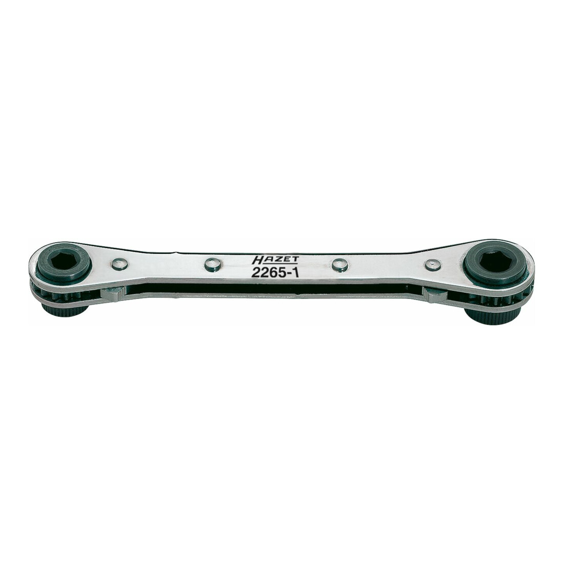 Hazet Cliquet réversible pour embouts 2265-1 hexagone creux 6.3 (1/4 pouce), hexagone creux 8 mm (5/16 pouce)