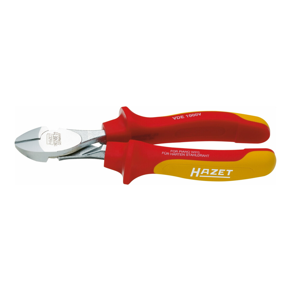 Hazet Pince de force coupante diagonale avec isolation de protection 1802VDE-22