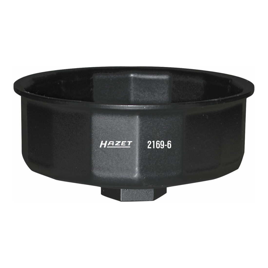 Hazet Clé pour filtres à huile 2169-6 ∙ Carré creux 12,5 mm (1/2 pouce) ∙ Profil à 16 pans extérieurs