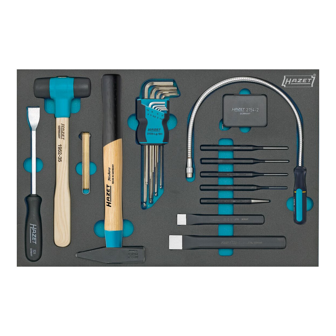 Hazet Jeu d'outils · tournevis coudés