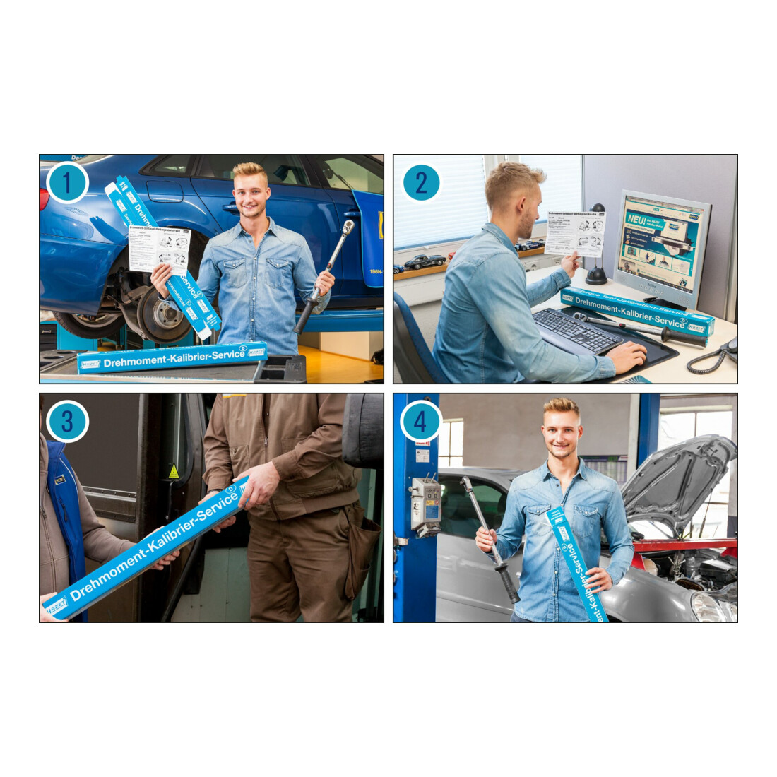 Hazet Coffret de service d'entretien des clés dynamométriques SP-10