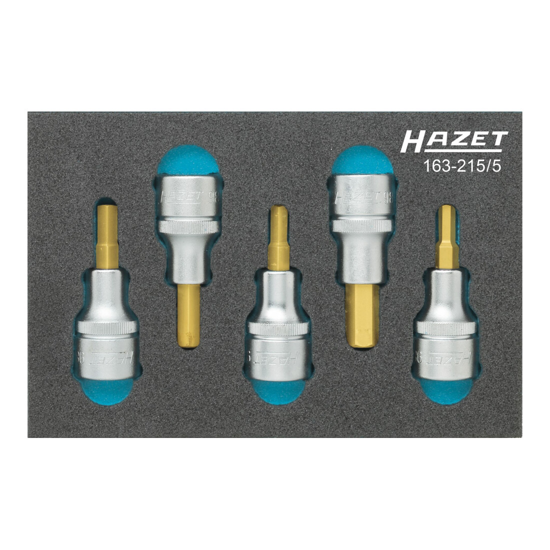 Hazet Jeu de douilles mâles 163-215/5