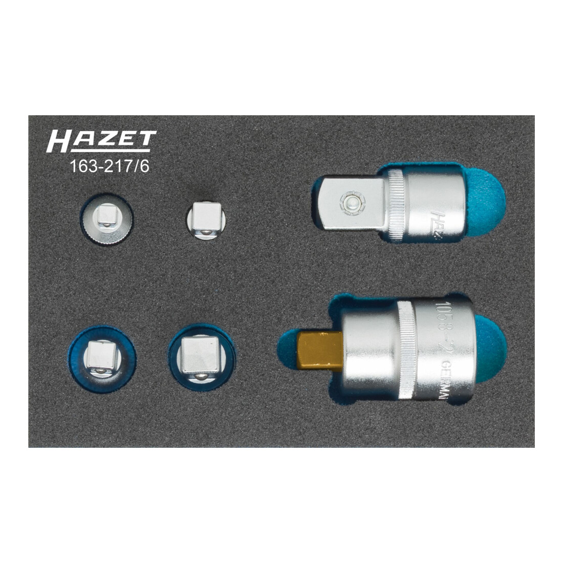 Hazet Jeu d'adaptateurs 163-217/6