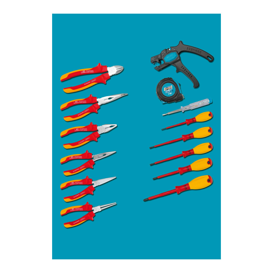 Hazet Jeu d'outils assortiment avec isolation de protection 0-20/14