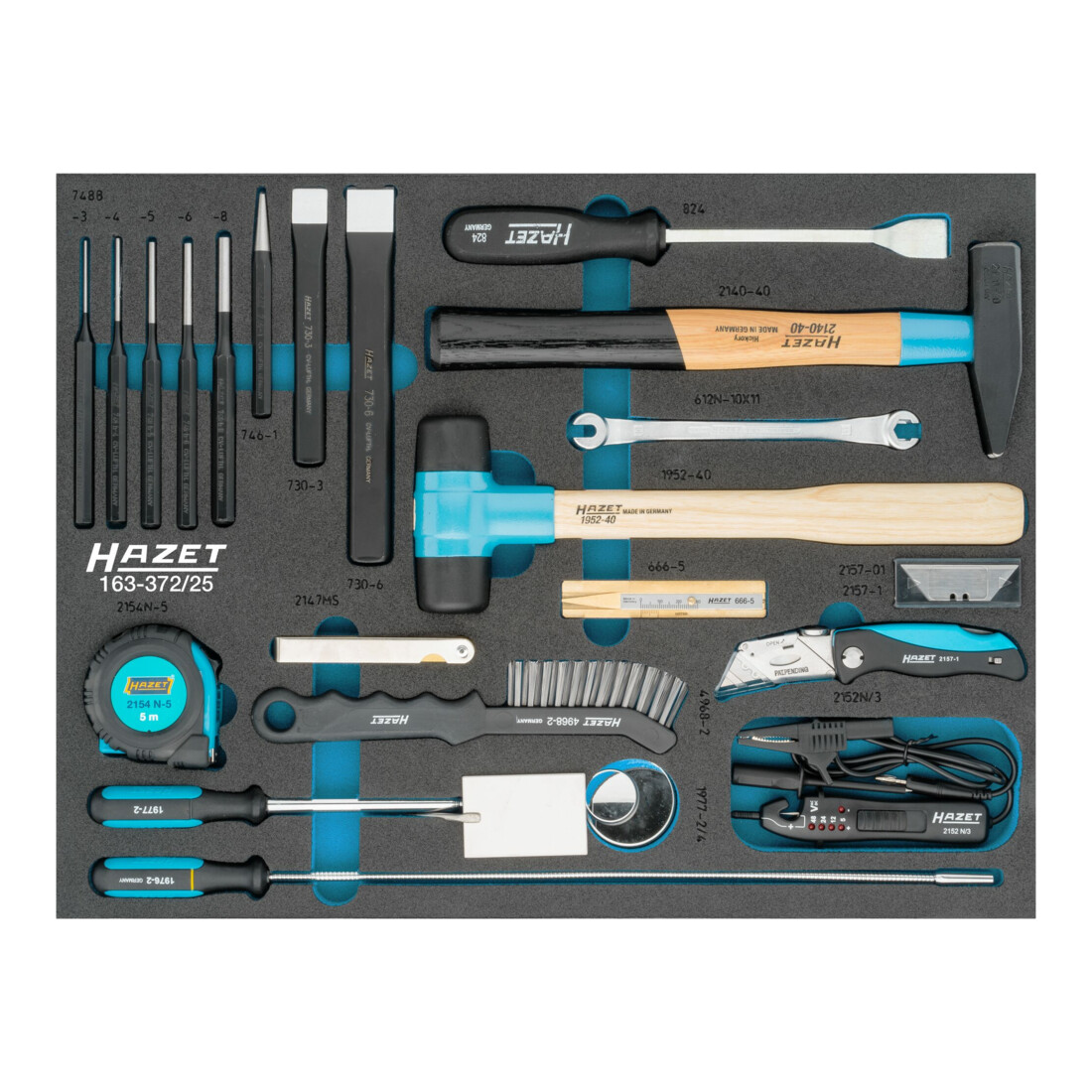 Hazet Jeu d'outils universels 163-372/25